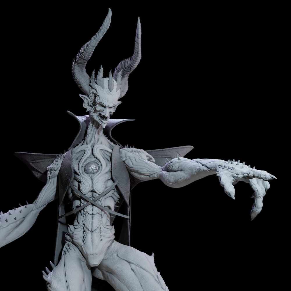 Demon 3'4 mid  B&W