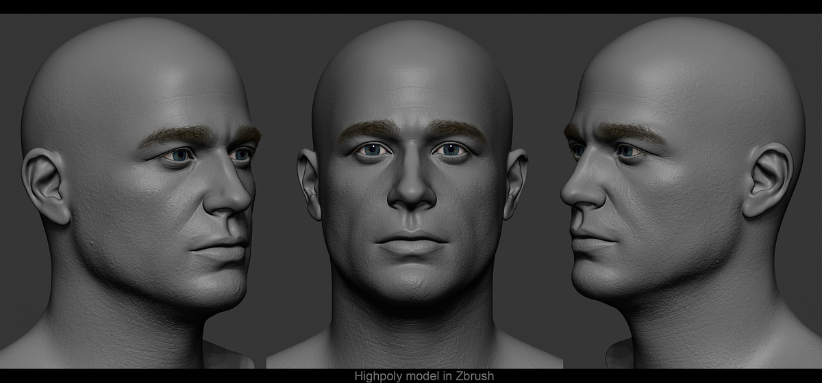 Highpoly head