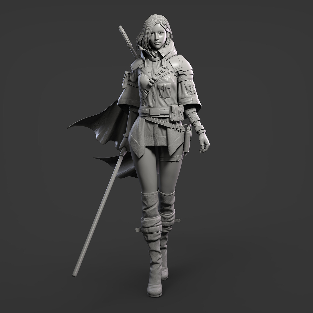 黄浦江-线下角色基础班学生白模作业