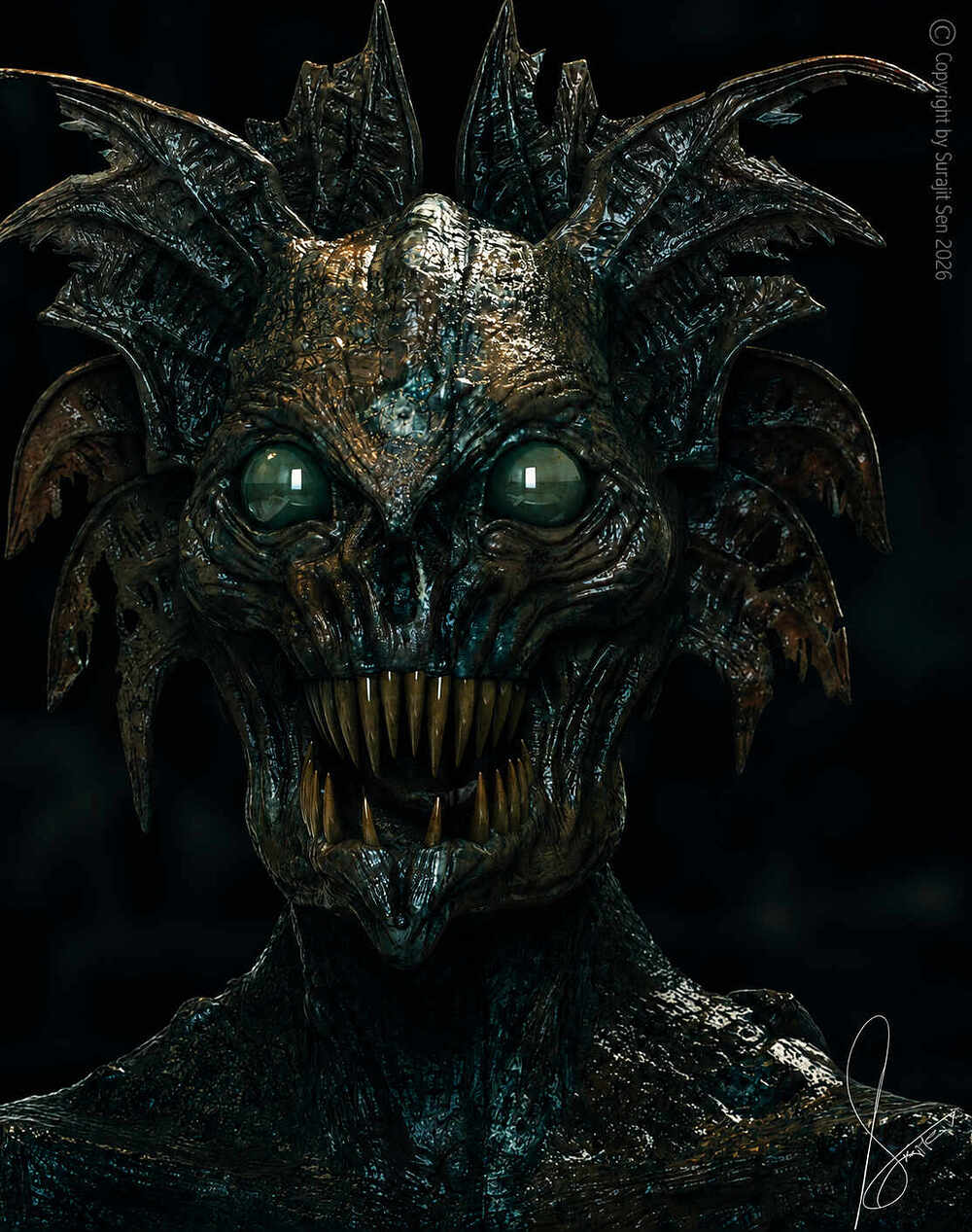 The Pale-Eyed Devourer _Digital_SCulpture_SurajitSen_June2026_A_COLA