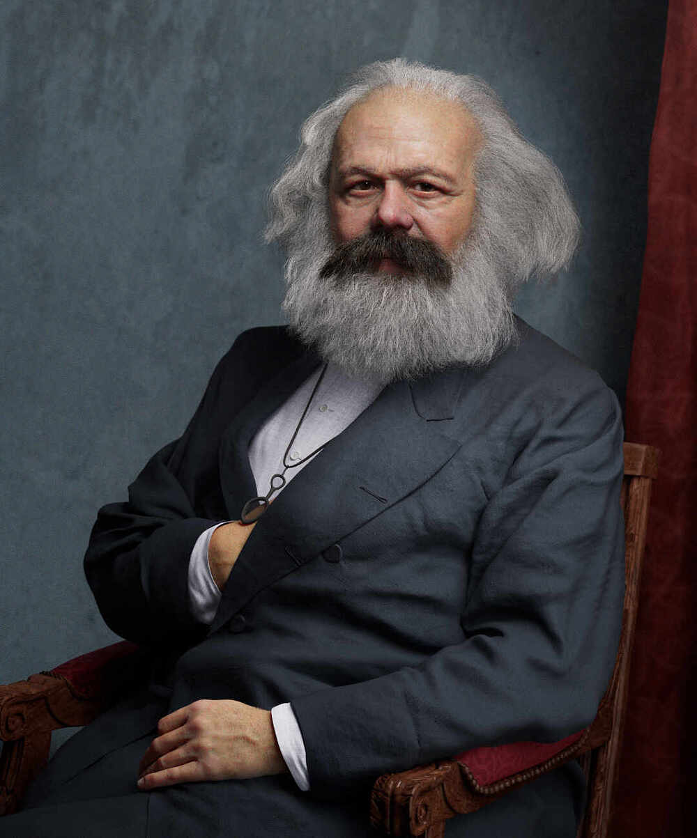 Karl Marx by vahid ahmadi Cropped