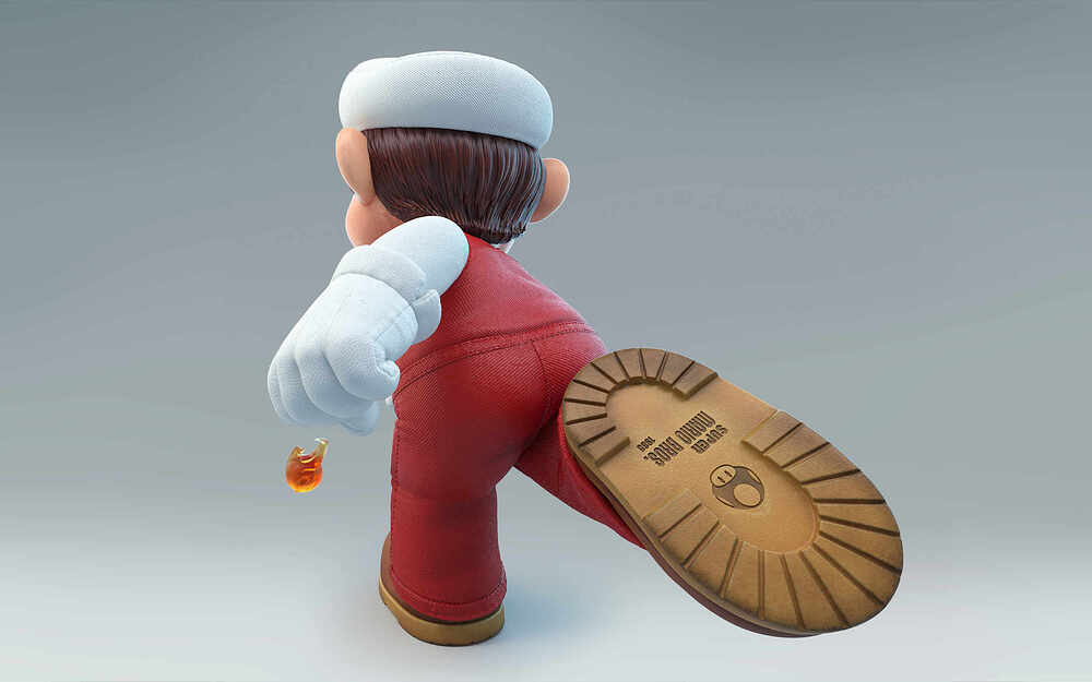 mariobackfireball