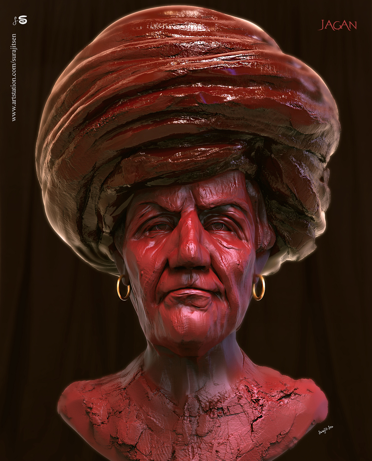 Jagan_Villageman_Digital_Sculpture_SurajitSen_Aug2019