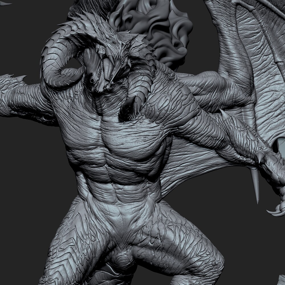 BalrogVsSmaug_Zbrush.0001