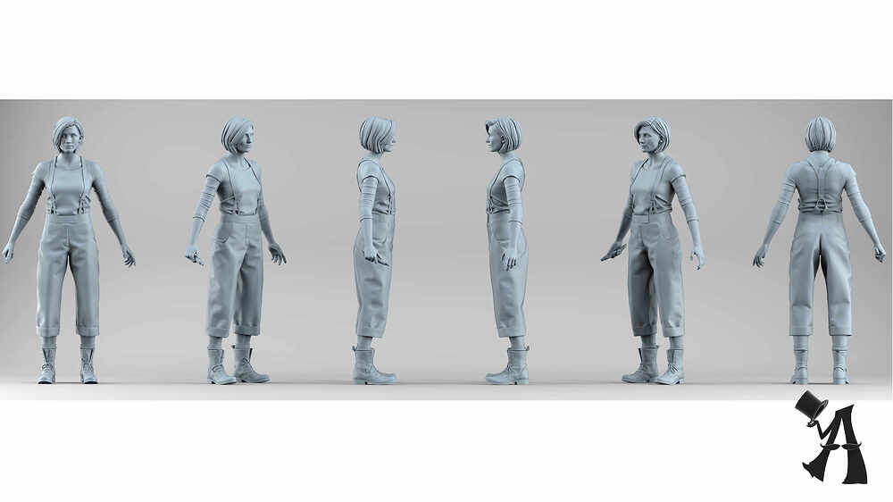13th Doctor Grey Turns without Coat