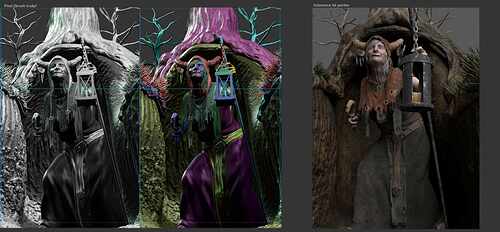 CroneHallowIllustrationZbrushPainter