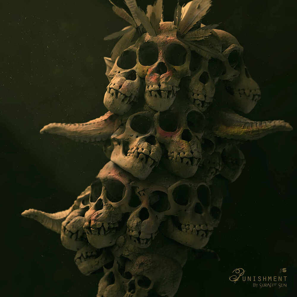Punishment_Digital_Sculpture_SurajitSen_Jan2022AA_L