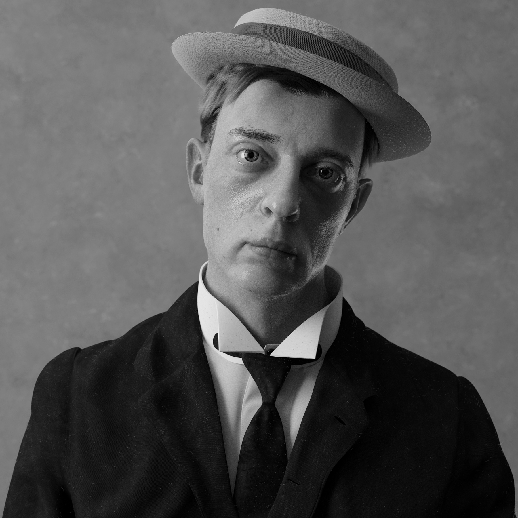 Portrait of Buster Keaton - ZBrushCentral
