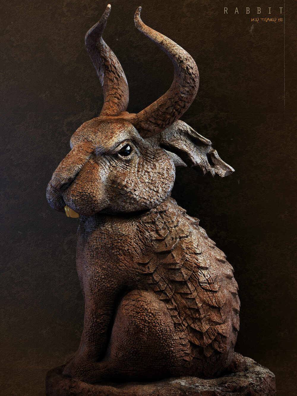 Rabbit_L1_Digital_Sculpture_SurajitSen_Dec2024