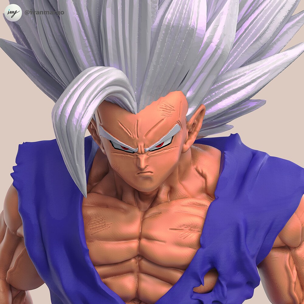 Gohan_3D_Model_ivanmargo_design_01