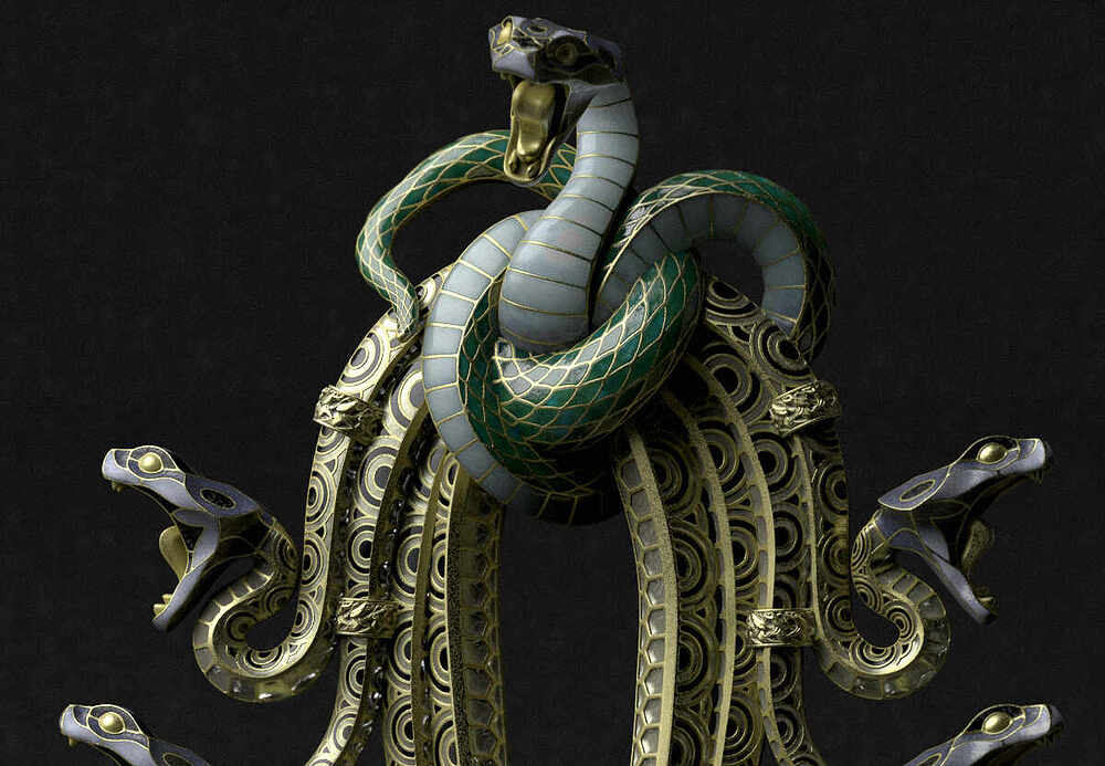 Snakes Corsage KSR2