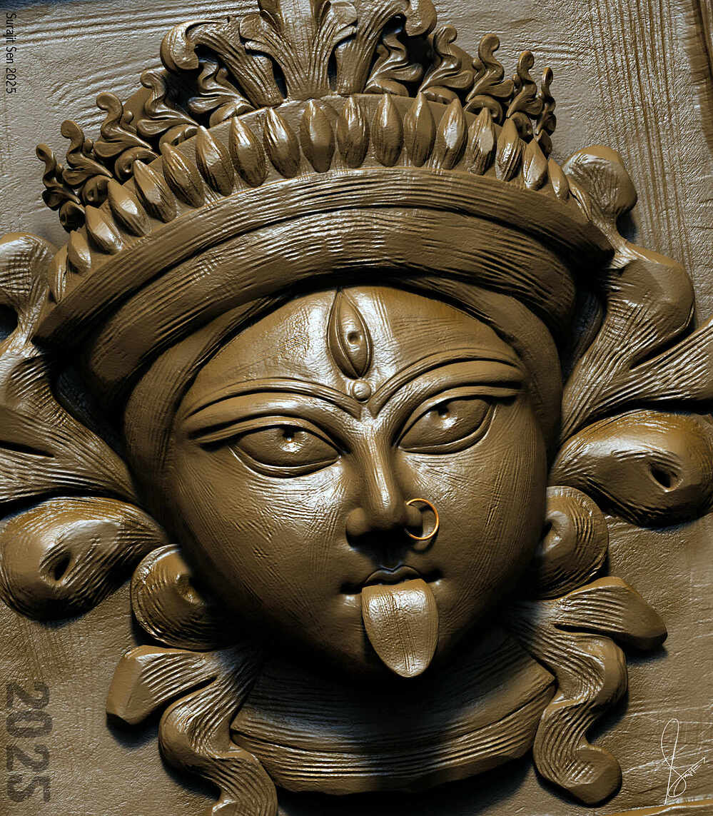 Kali_Digital_Sculpture_Surajit_Sen_Oct2025 AAA