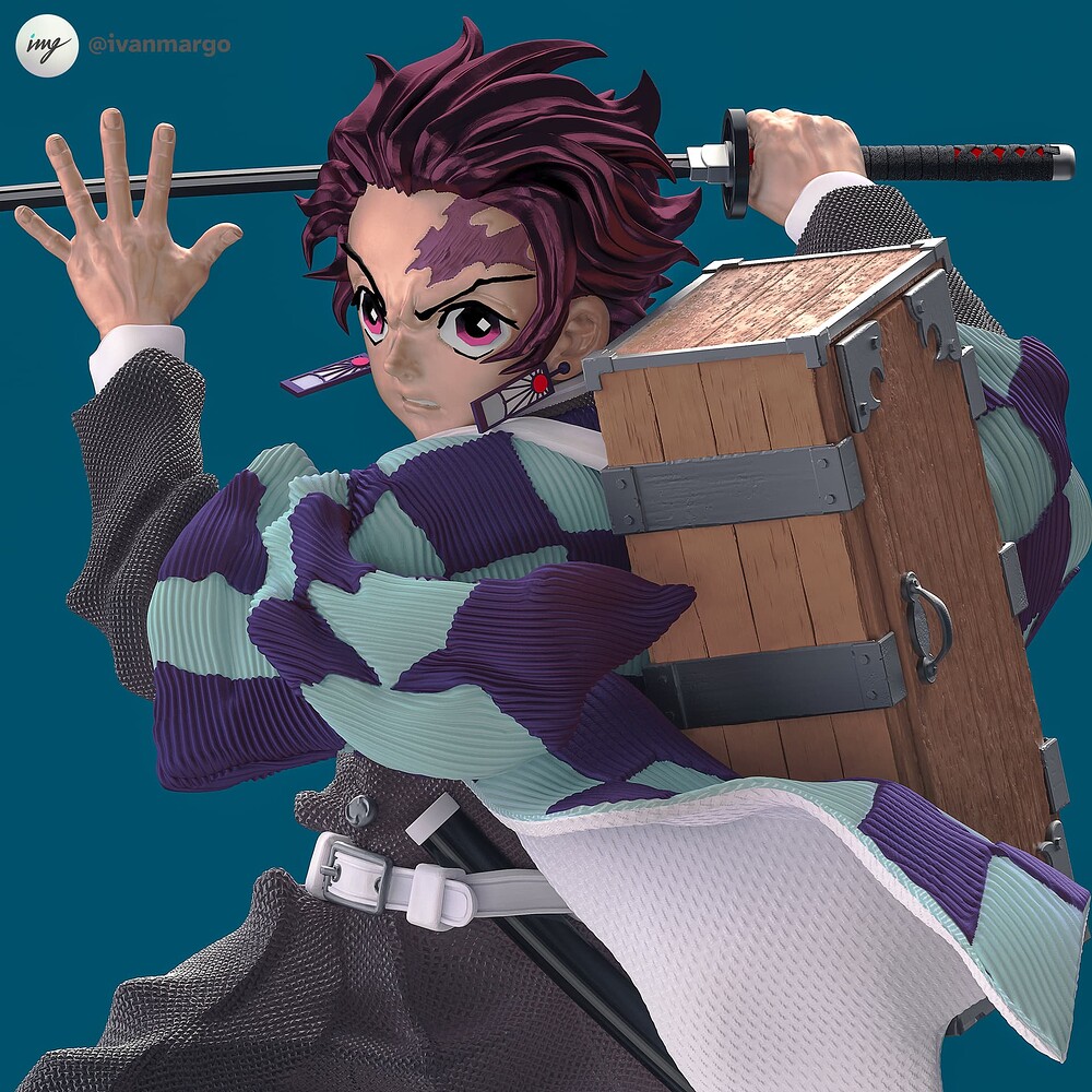 kimetsu-no-yaiba-tanjiro-kamado-3d-sculpt-render-01