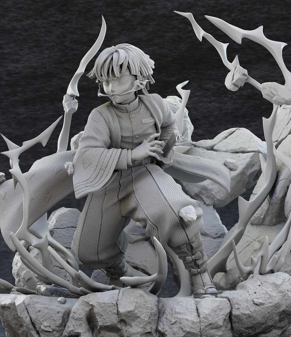 Zenitsu Clay Render (6)