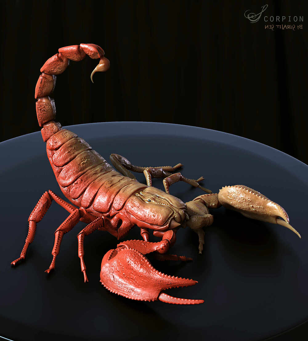 Scorpion_Digital_Sculpture_SurajitSen_Aug20232