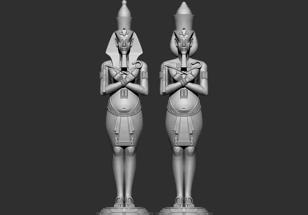 Egyptian-Pharaoh-King-Akhenaten-3D-Printable-Model-1e