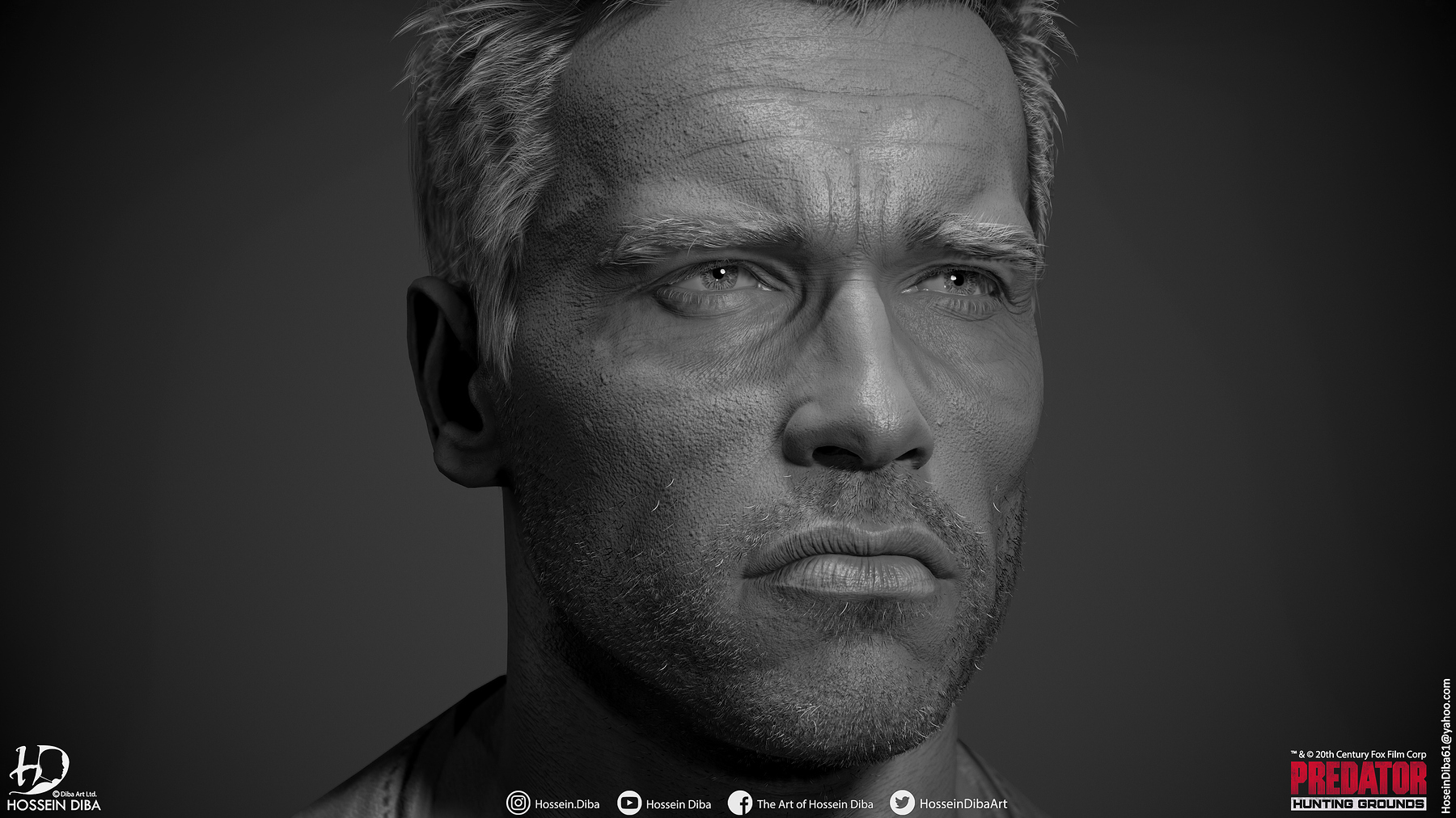 3D Model of Dutch 1987(Real time) - Predator: Hunting Grounds ...