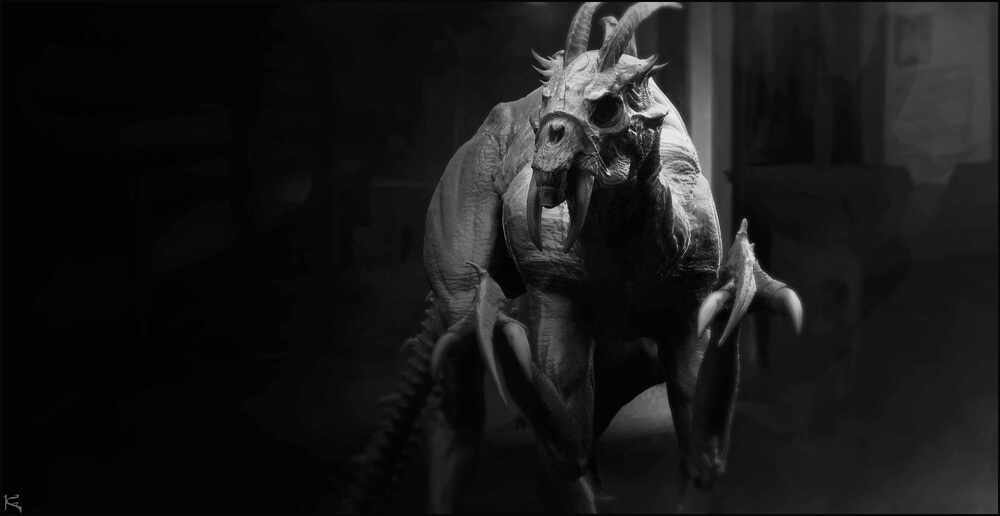 StandingCreatureLionKangaroo_R4_1001_BW