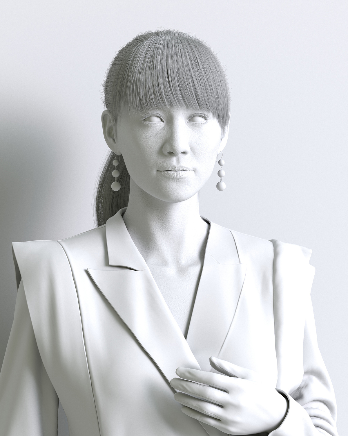 a-chan_bust_up_clayrender