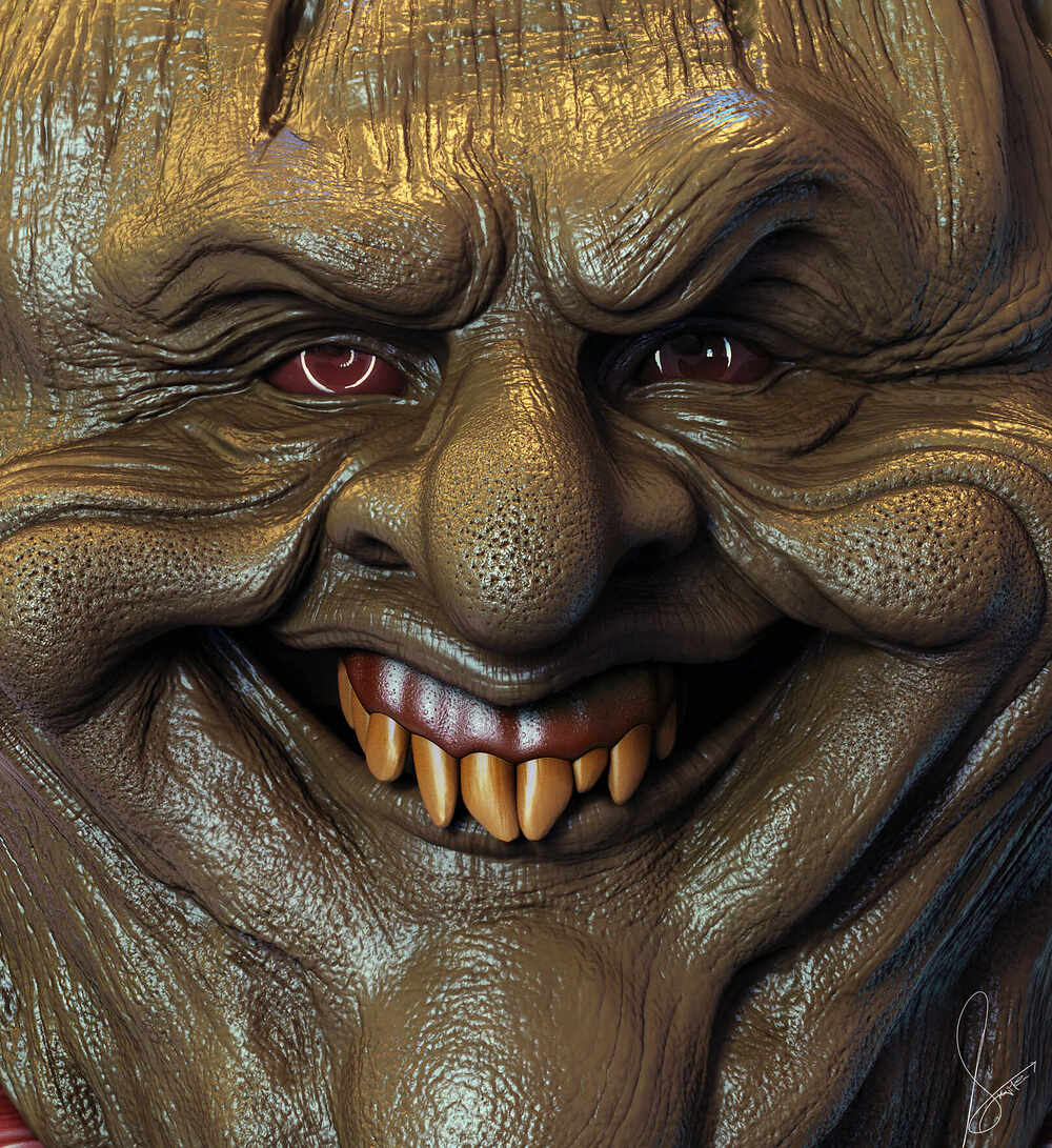 The Grin Beneath_Digital_Sculpture_SurajitSen_Feb2026 B