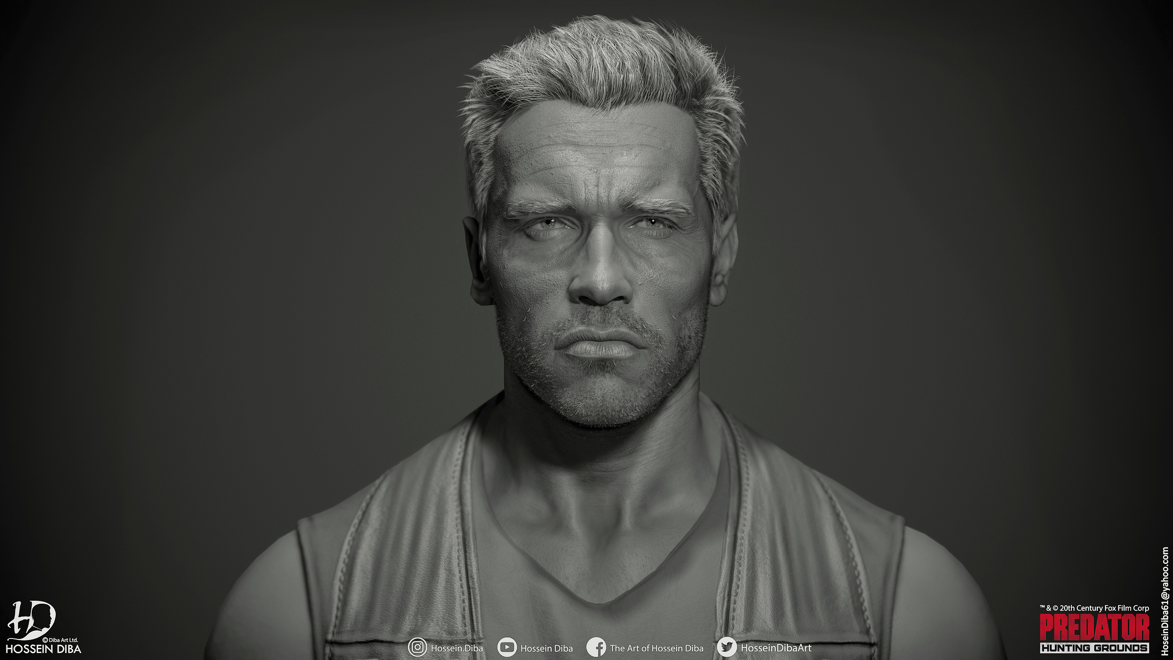 3D Model of Dutch 1987(Real time) - Predator: Hunting Grounds ...