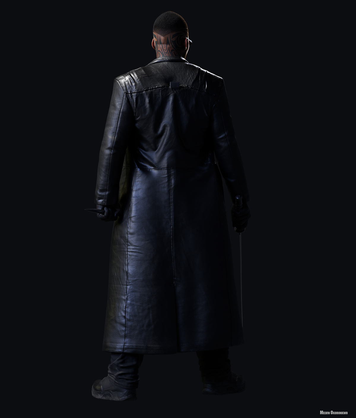 Blade Mahershala Ali  - 3D Model - 06