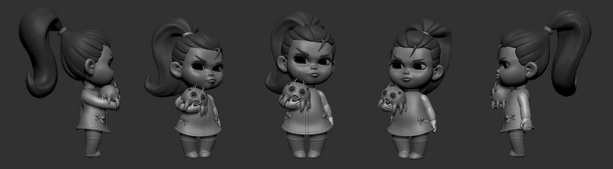 Chibi_Widowmaker_Zbrush_Turnaround
