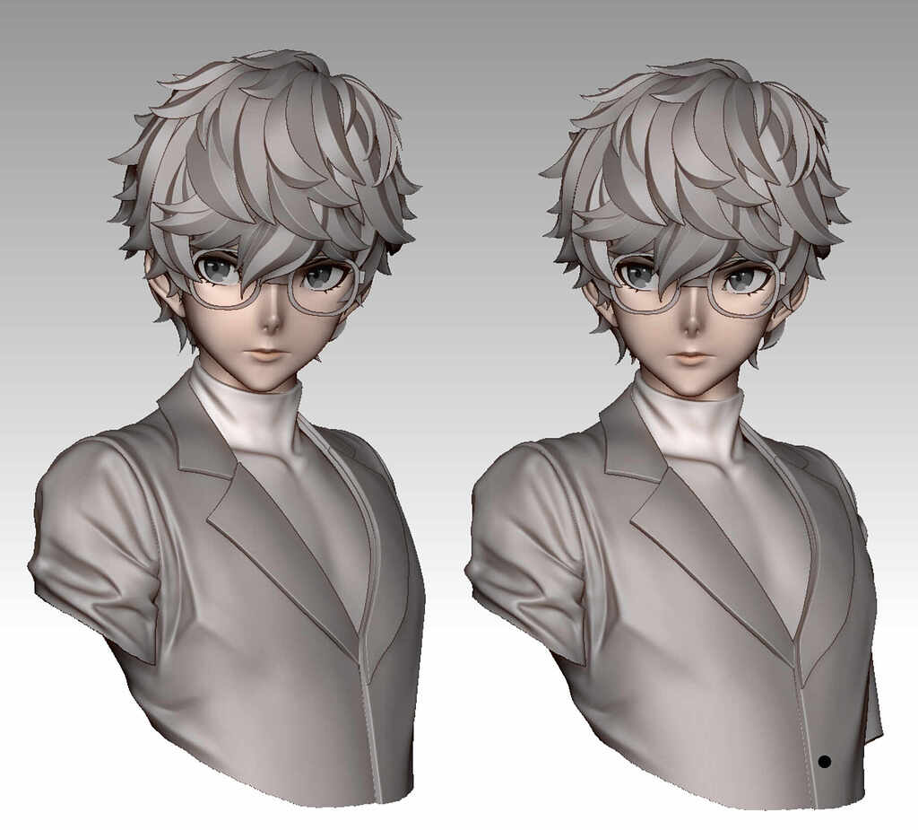 Persona5 Joker Fanart Zbrushcentral