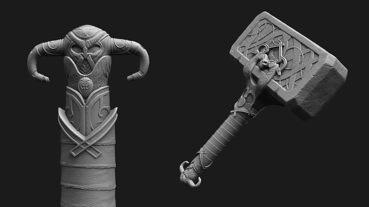 FournierArthur_Thormhammer_GodOfWar_sculpt