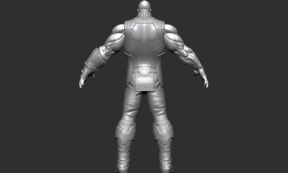 thanosSculpZbrushBack