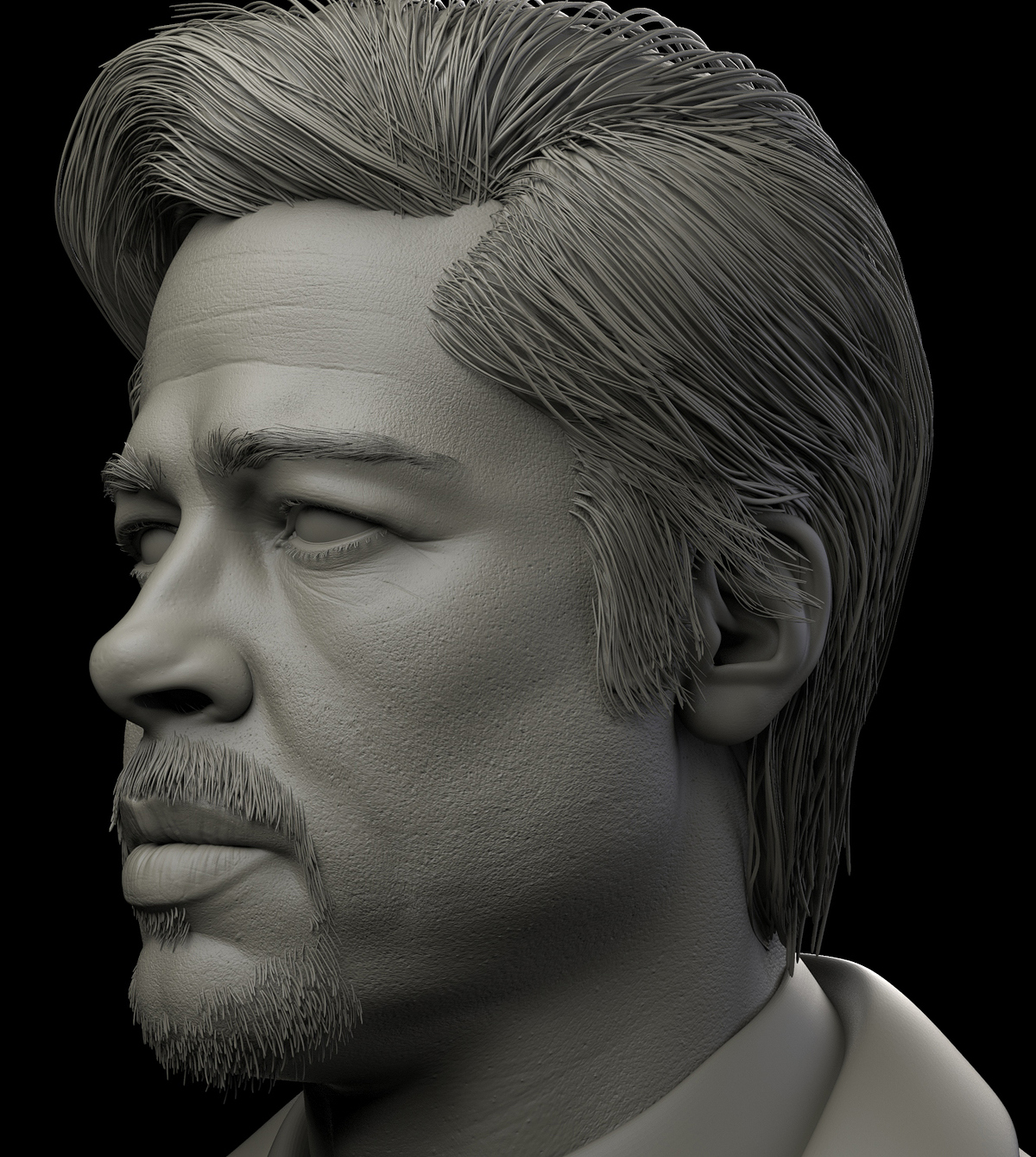 Brad Pitt Half1