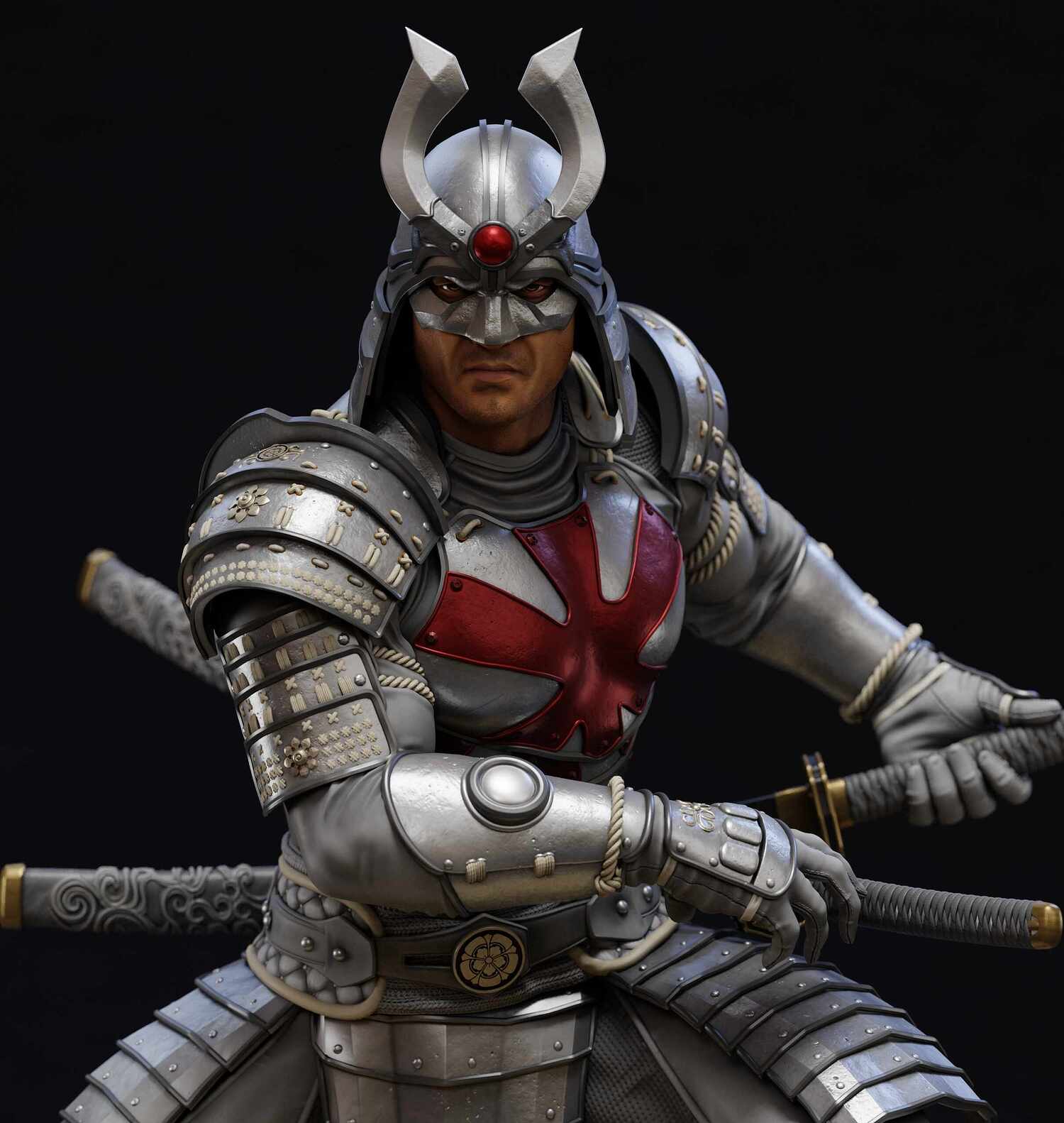 samurai zbrush