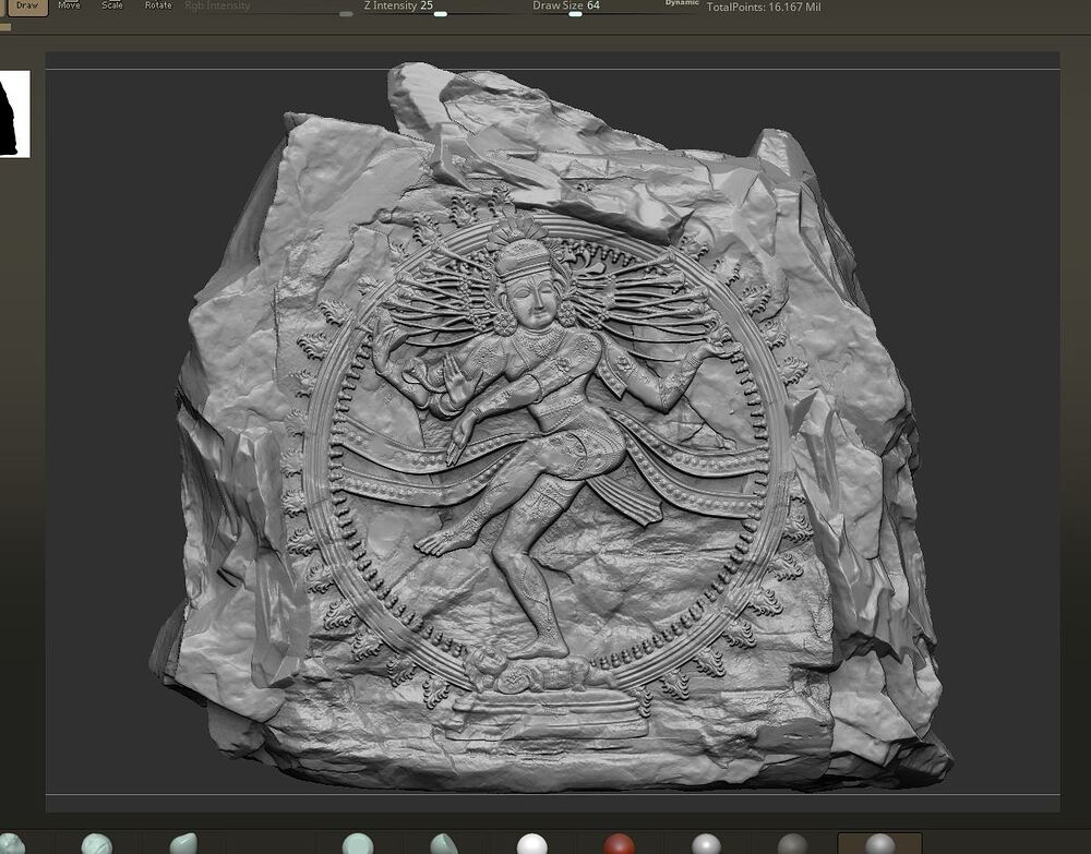 Natraj_Releif_Sculpture_Surajit_Feb2025_WIP