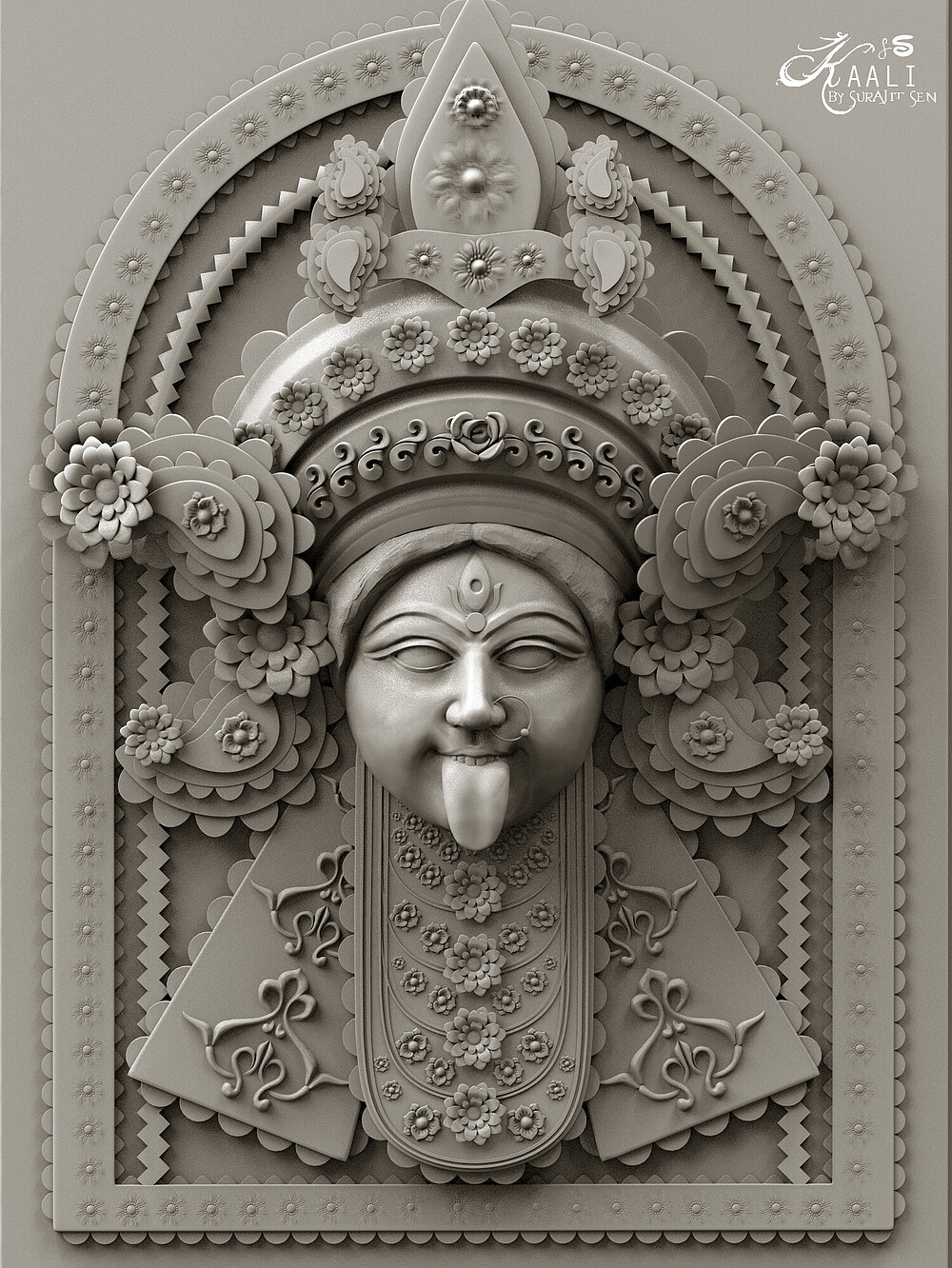 Kaali_Digital_SCulpture_SurajitSen_April2023