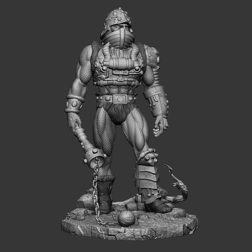 manatarms-statue-figure-front
