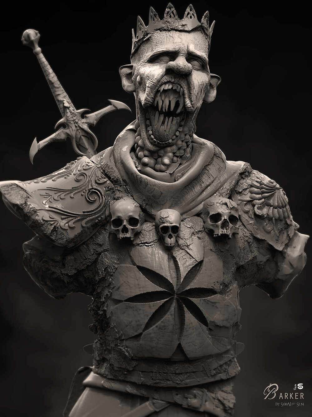 Barker_Creature_Digital_Sculpture_SurajitSen_May2022A_look_2_L