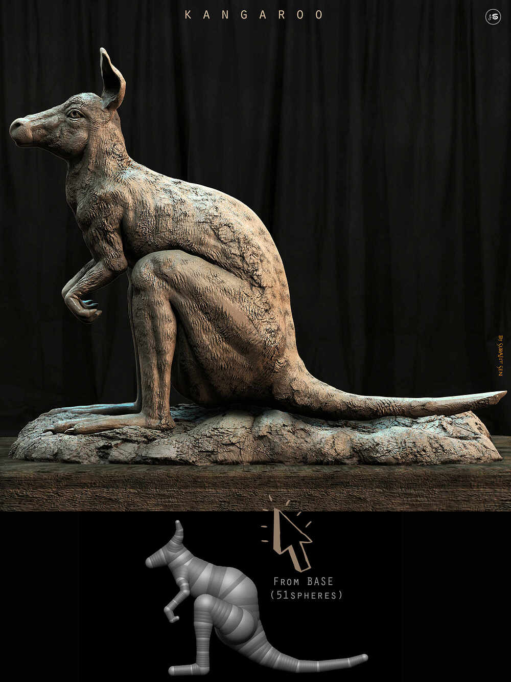 kangaroo_Digital_Sculpture_SurajitSen_April2023_A