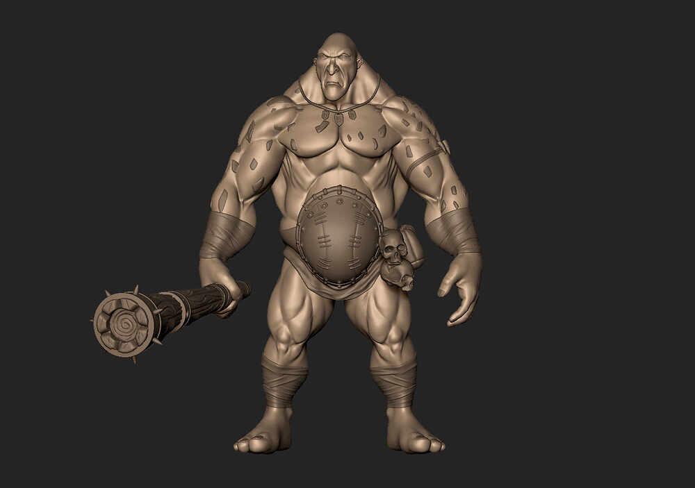 Cave troll Sculpt 001