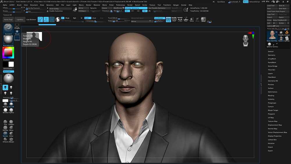 Sharukh khan 3D Sculpting Portrait By MD. Arif Ahmed software used Zbrush Document