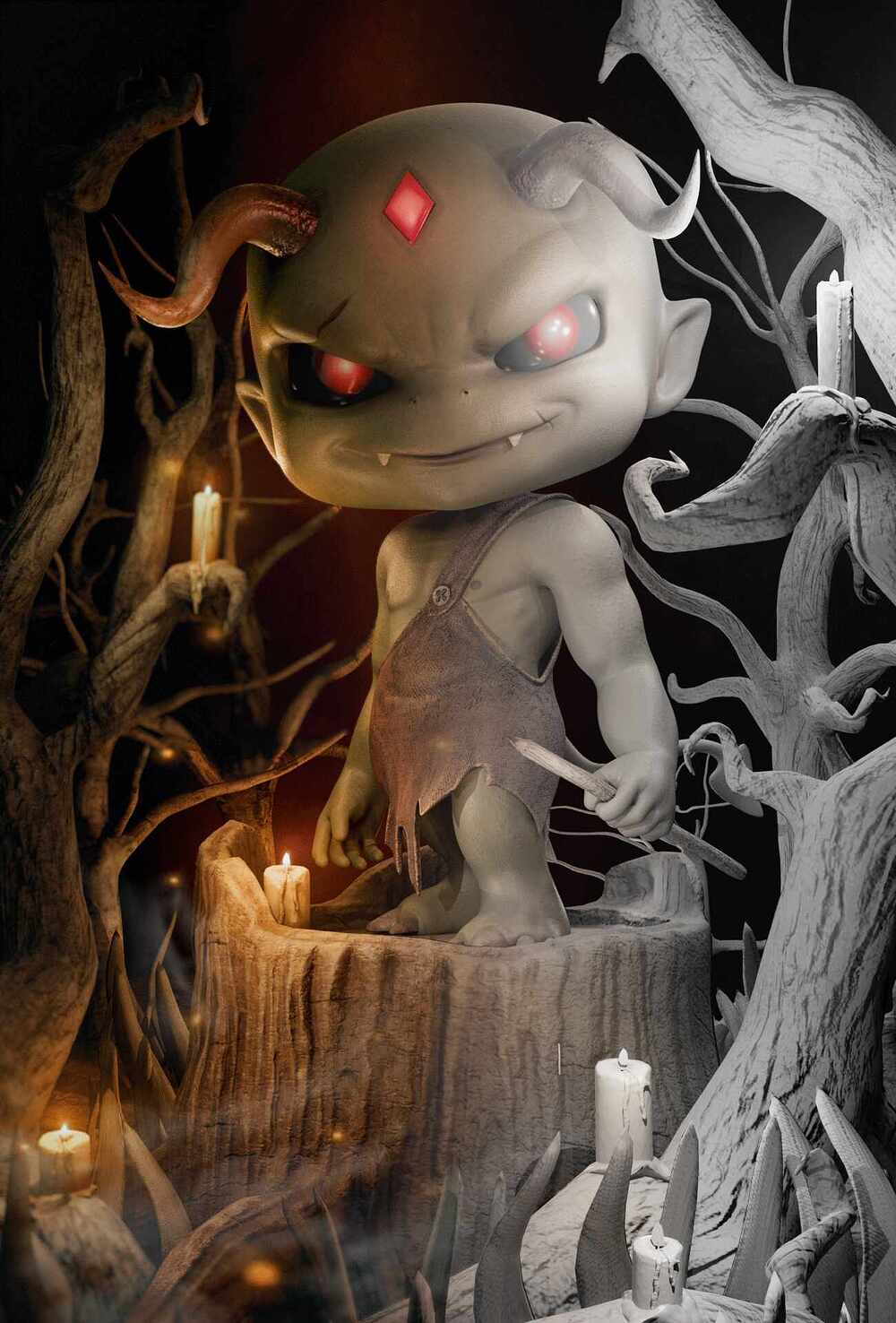 GoblinIllustrationGrey