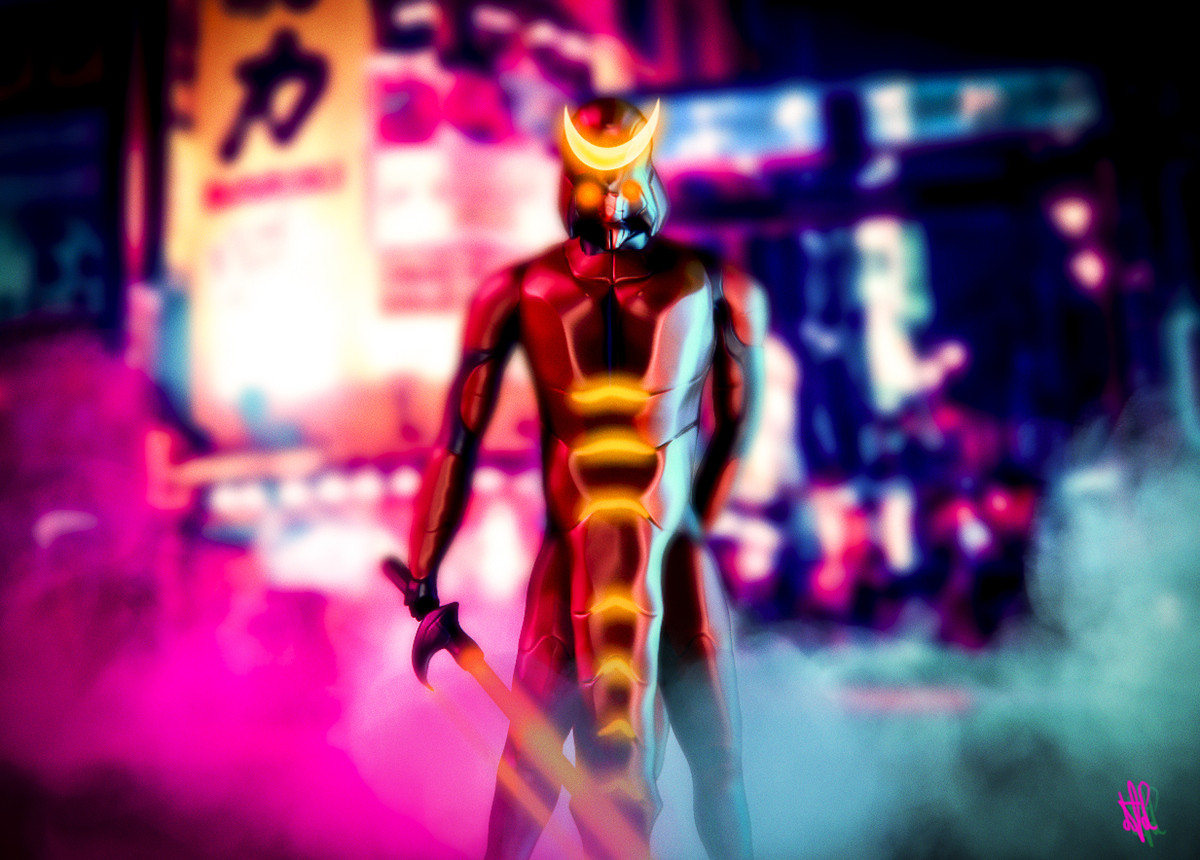 cyberpunk samurai