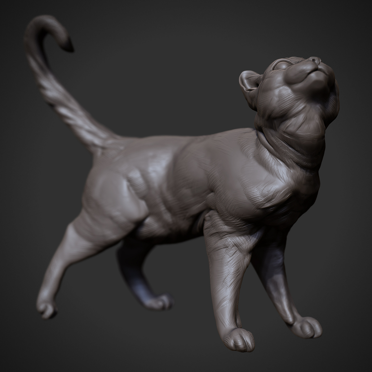 Affectionate Cat of the book Tuf Voyaging by George R.R. Martin_sculpted by Darya Girina_3
