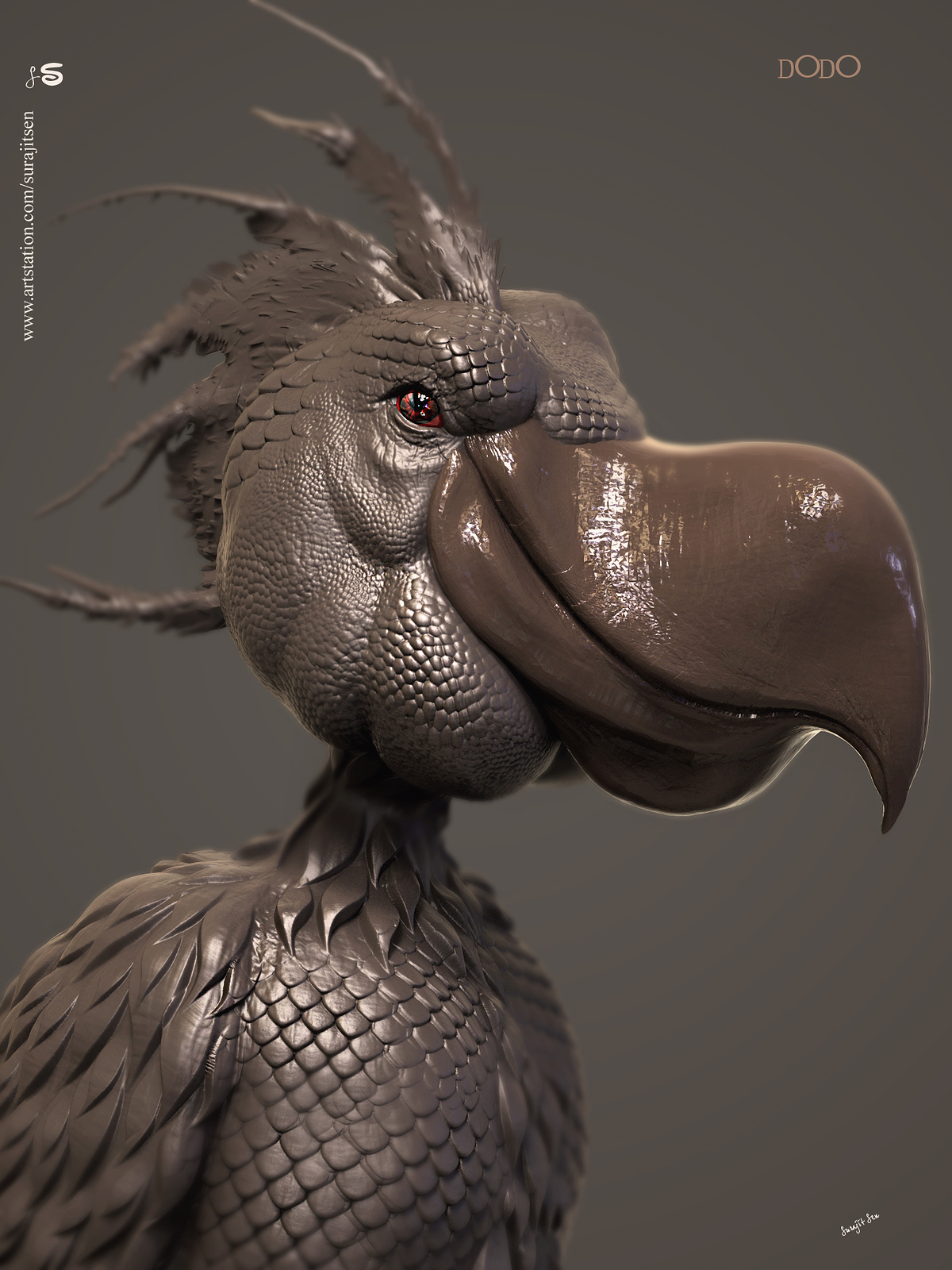 Dodo_Digital_SCulpture_SurajitSen_Aug2019