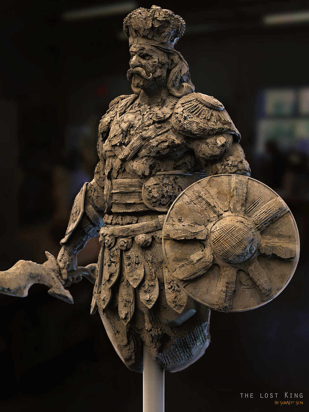 The lost King_Digital_Sculpture_SurajitSen_June2023