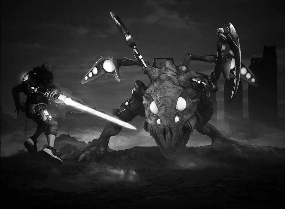 333 RROBEAST BLACK WHITE