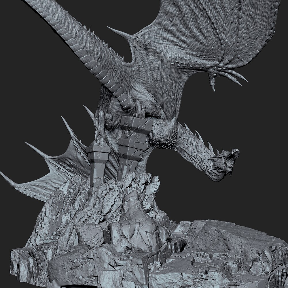 BalrogVsSmaug_Zbrush.0012