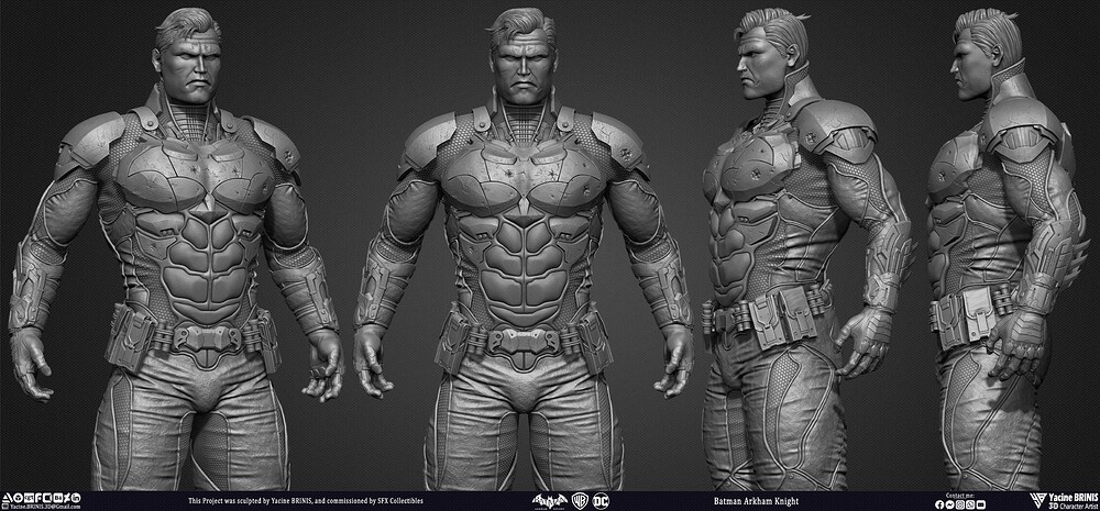 Batman Arkham Knight Warner Bros Vol 01 Sculpted by Yacine BRINIS 006