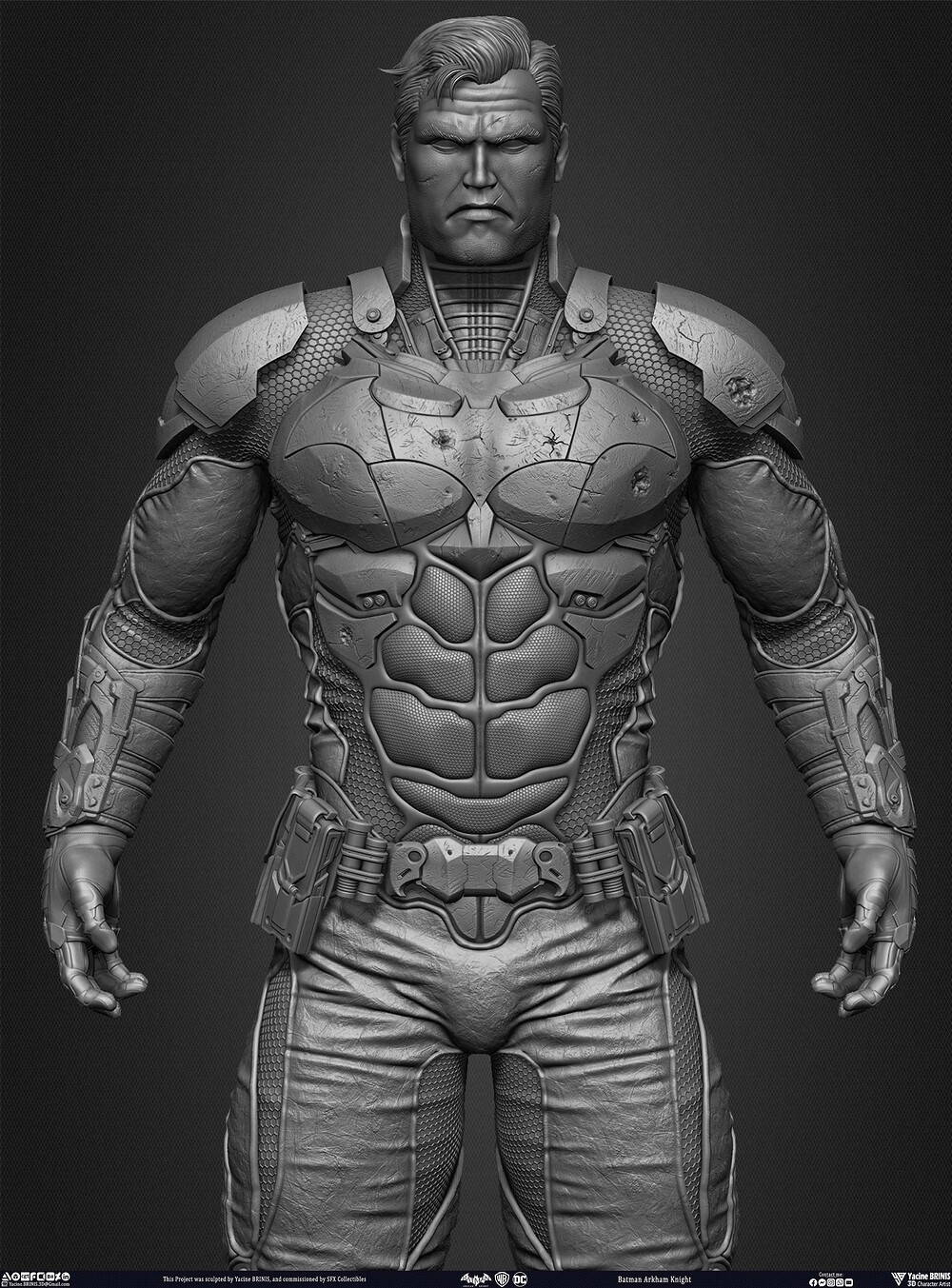 Batman Arkham Knight Warner Bros Vol 01 Sculpted by Yacine BRINIS 010