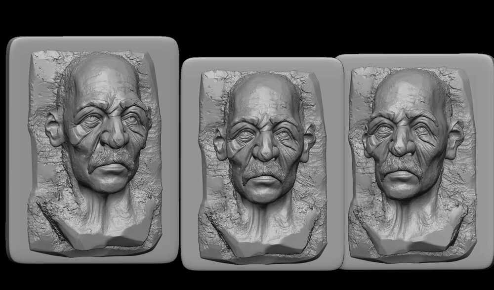 Handmade Human Head Clay Sculpture_Surajit Sen_March2025_WIP