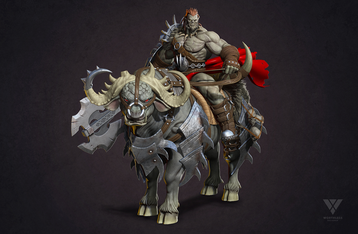 Orc-rider---by-Joel-Borasca---Perpective-view